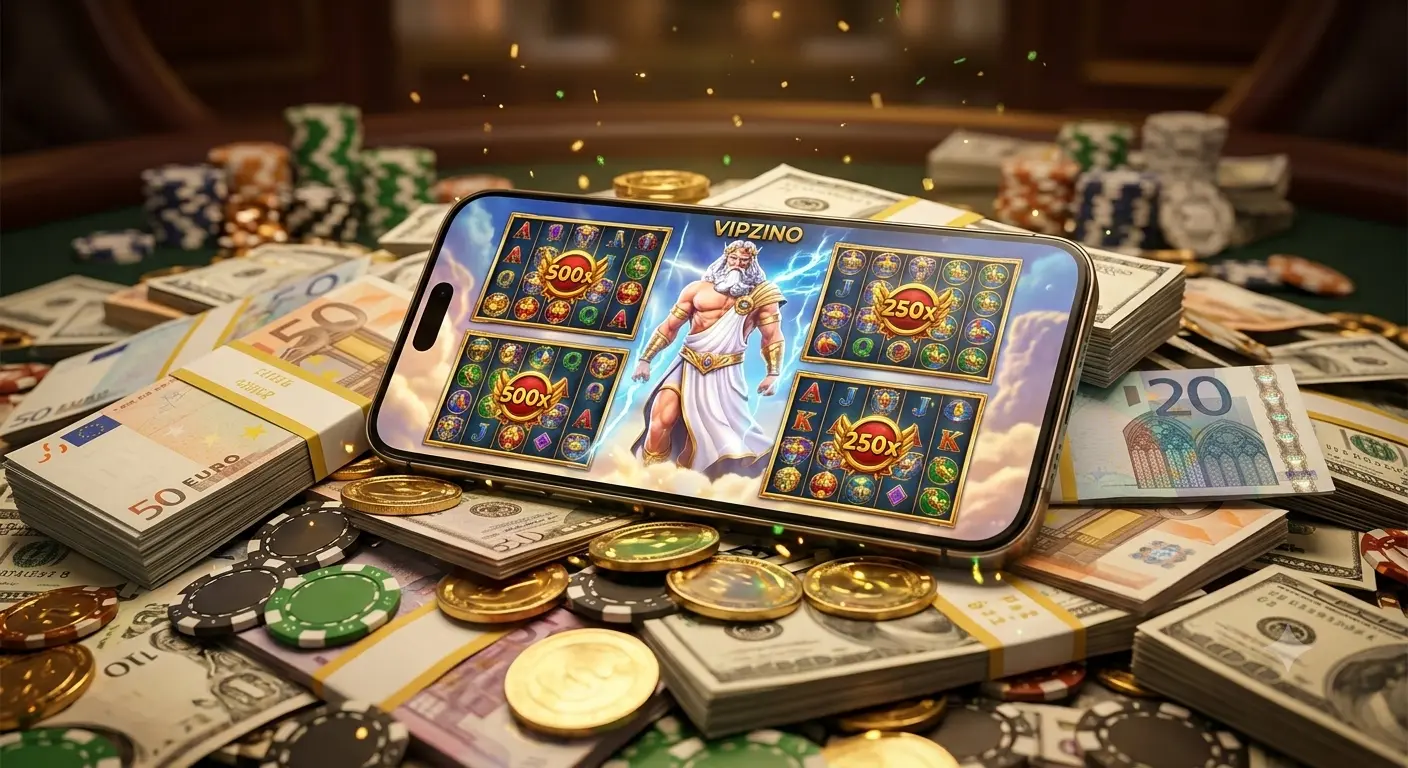 Vipzino Casino mobile app for Android and iOS